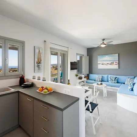 Seascape Blanc Appartement Aspro Chorio